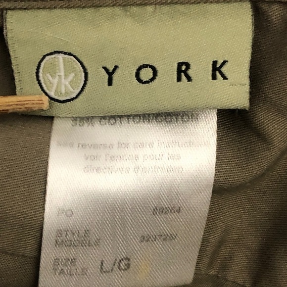Mens Tan Longsleeve Shirt. Size Large. By:York - Picture 6 of 6